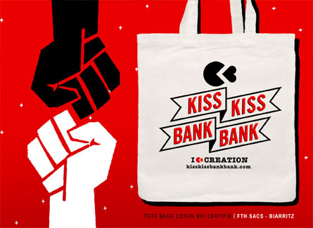 Sac tote bag kiss kiss bank bank financement participatif